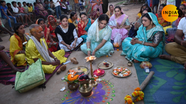 Bhoomipujan of various development works took place in village Loharsingh.